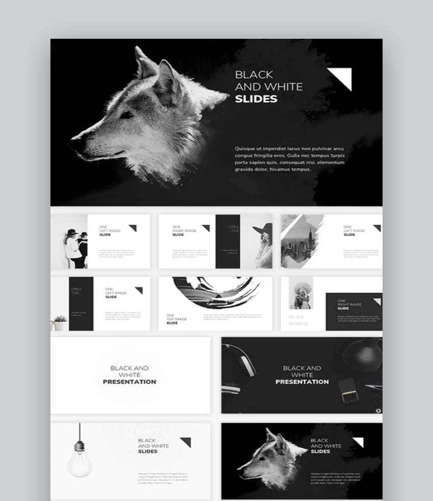 Brandy Preb va Krivka Powerpoint Templates Free Black White People